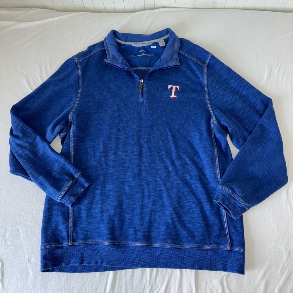 Texas Rangers Tommy Bahama Quarter Zip